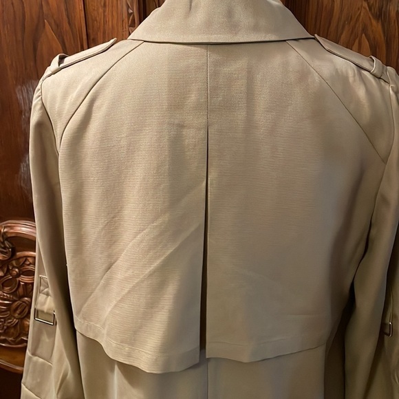 Chicos Tan Jacket Open Front Blouse Blazer - Picture 7 of 10